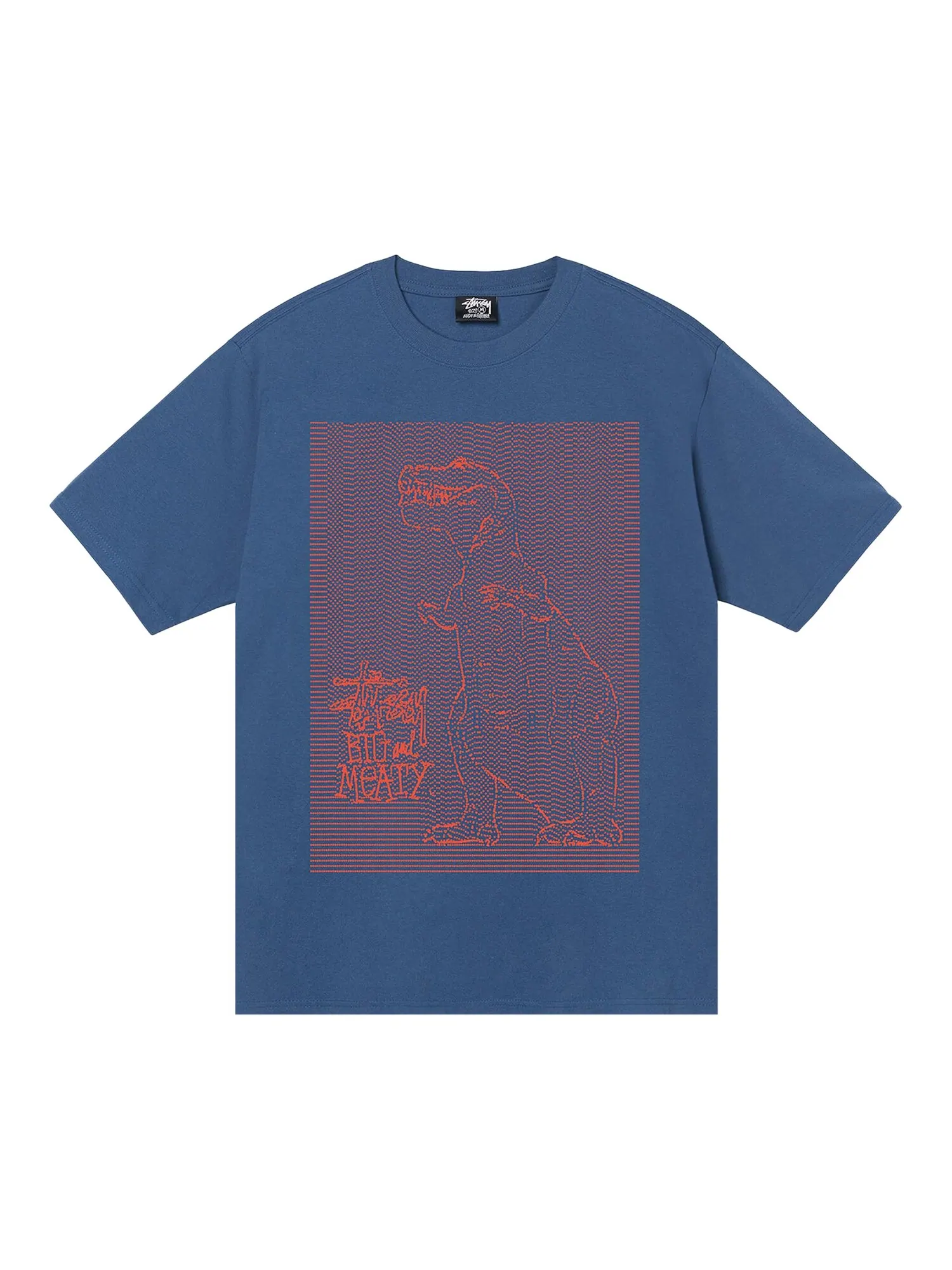 Футболка Stussy в горошек и петли Полночь