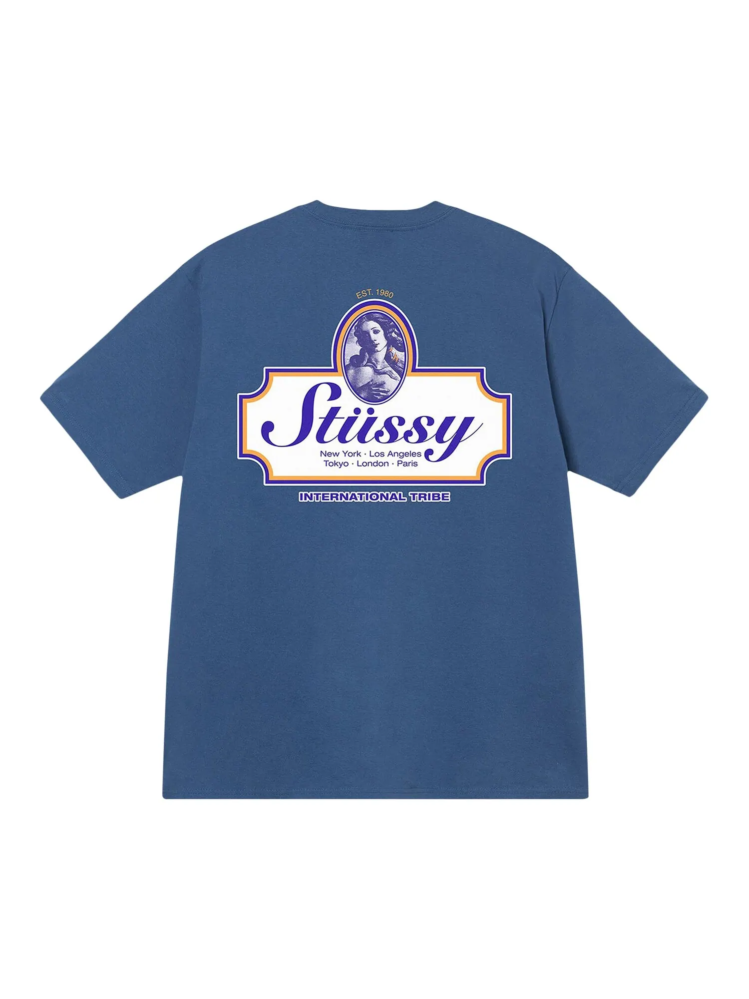 Футболка Stussy Authentic Midnight — изображение 2 из 2, синий