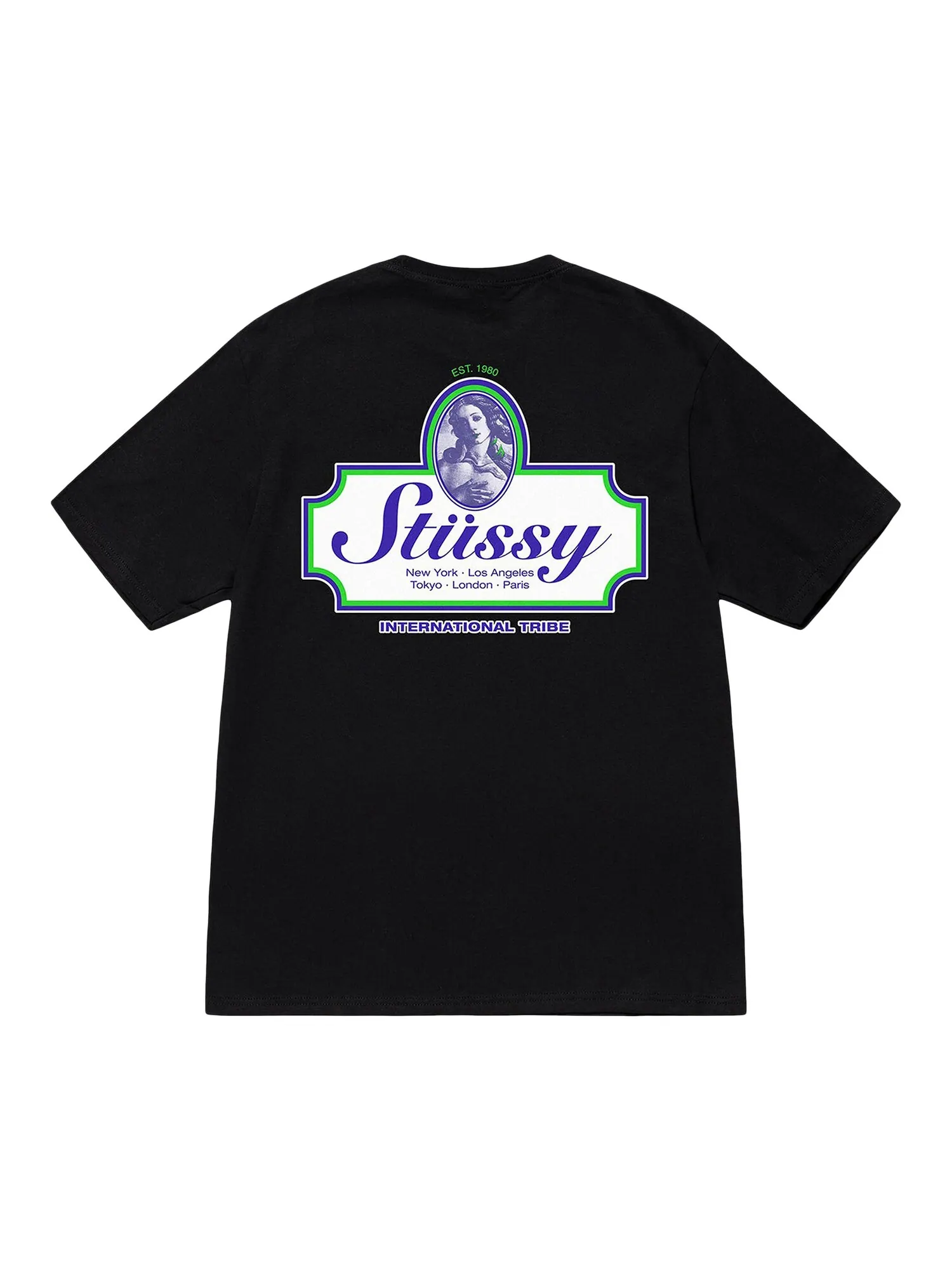 Футболка Stussy Authentic Черная — изображение 2 из 2, черный
