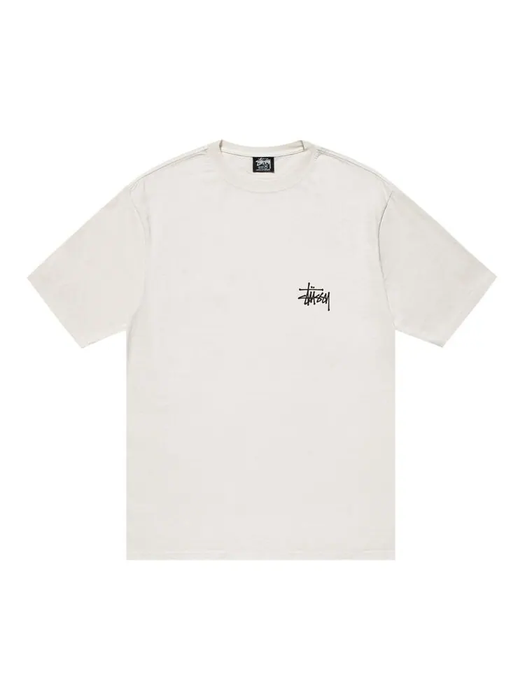 Футболка Stussy Pigment Dyed Built Tough 'Natural' — изображение 1 из 2, белый