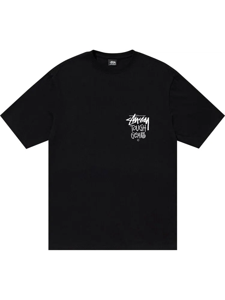 Футболка Stussy Tough Gear 'Black' — изображение 1 из 2, черный