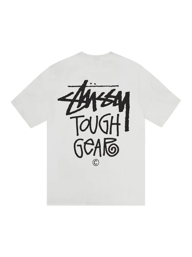 Футболка Stussy Tough Gear Tee — изображение 2 из 2, серый