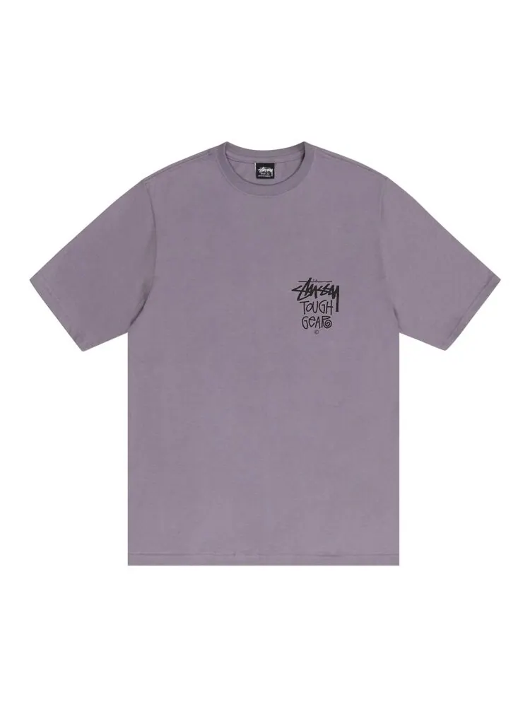 Футболка Stussy Tough Gear Tee — изображение 1 из 2, фиолетовый