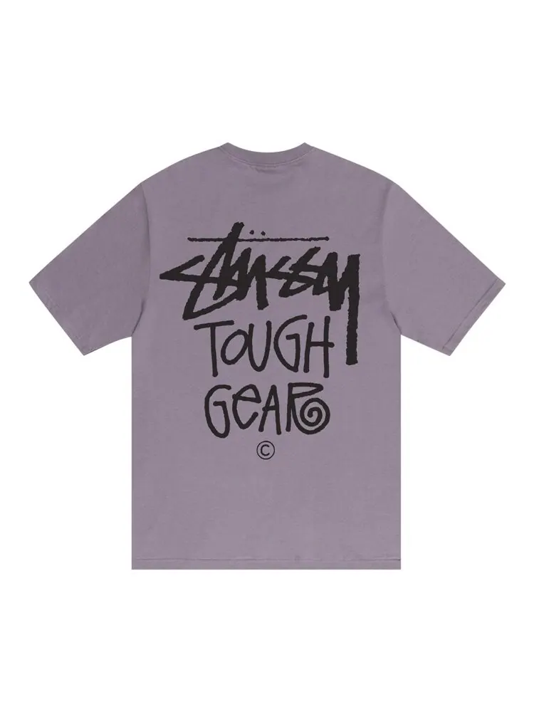 Футболка Stussy Tough Gear Tee — изображение 2 из 2, фиолетовый