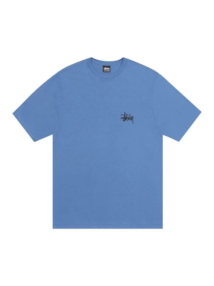 Футболка Stussy Basic Tee — изображение 1 из 2, якиманский синий
