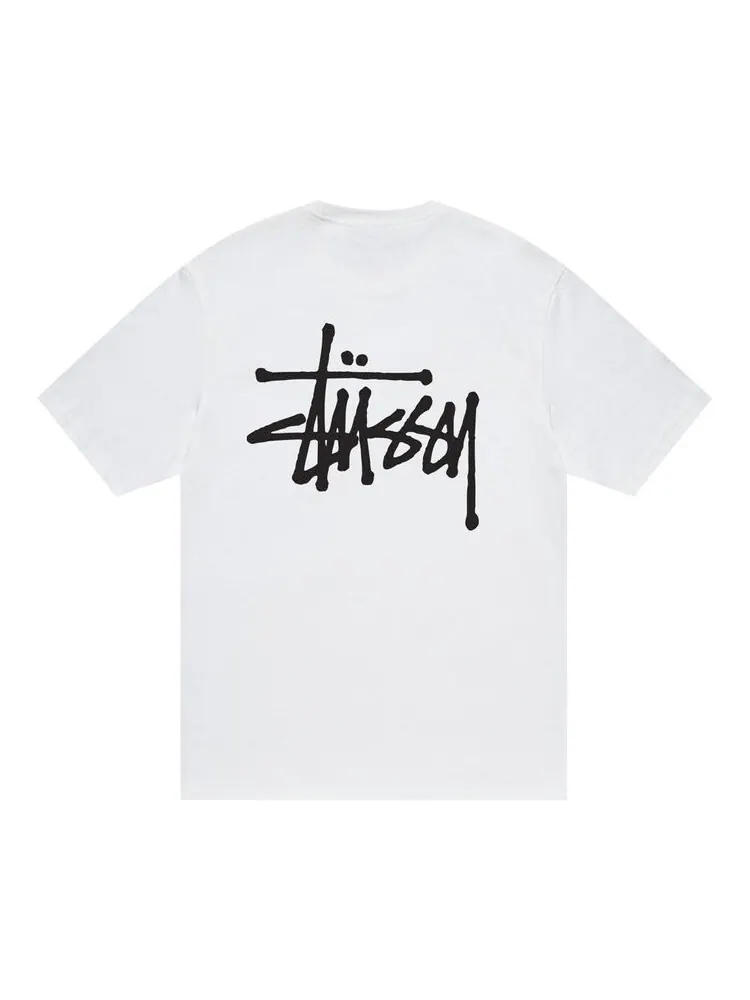 Футболка Stussy Basic Tee — изображение 2 из 2, белый
