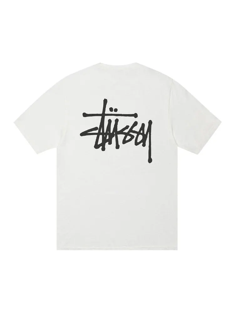 Футболка Stussy Basic Tee Pigment Dyed — изображение 2 из 2, прозрачный