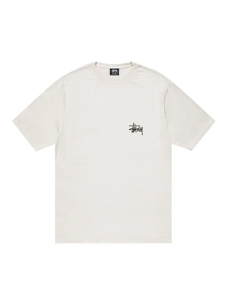 Футболка Stussy Basic Pigment Dyed Tee — изображение 1 из 2, белый