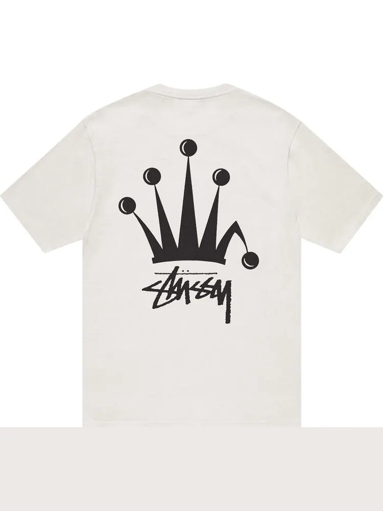 Футболка Stussy Regal Crown 'Natural' — изображение 2 из 2, бежевый