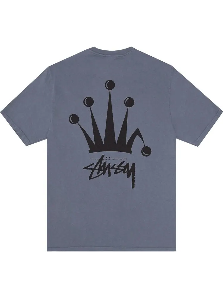 Футболка Stussy Regal Crown 'Indigo' — изображение 2 из 2, синий