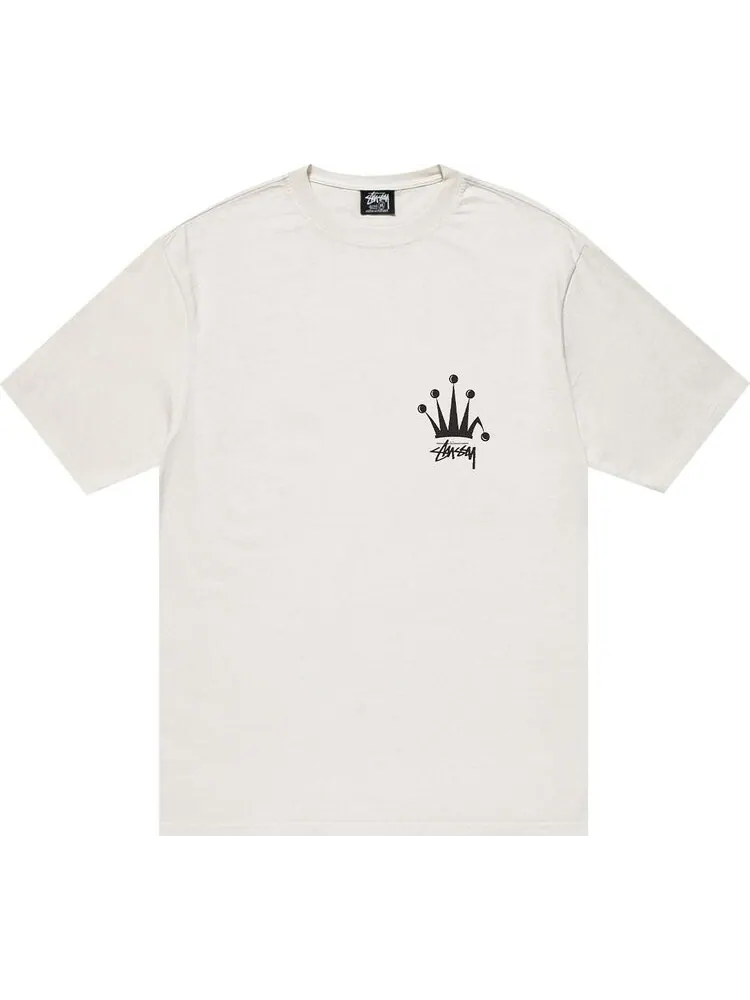 Футболка Stussy Regal Crown Pigment Dyed 'Natural' — изображение 1 из 2, бежевый