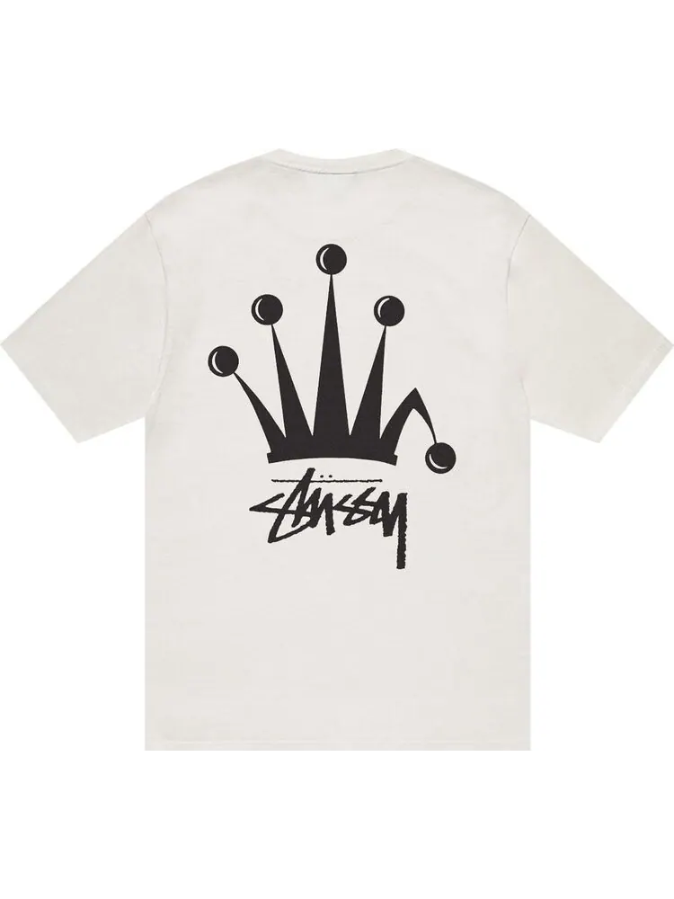 Футболка Stussy Regal Crown Pigment Dyed 'Natural' — изображение 2 из 2, бежевый