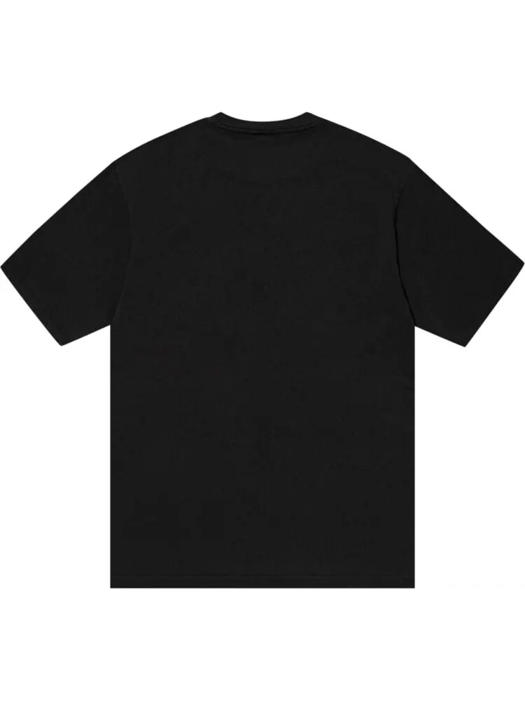 Футболка Stussy Locations Pigment Dyed 'Black' — изображение 2 из 2, черный