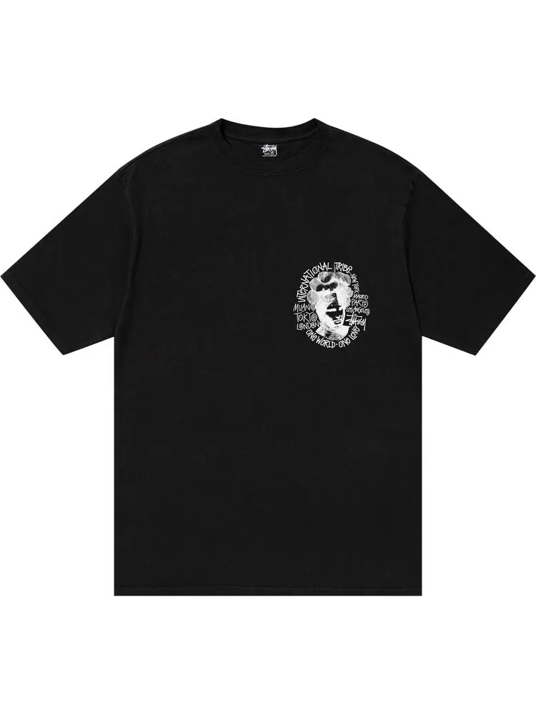 Футболка Stussy Camelot 'Black' — изображение 1 из 2, черный