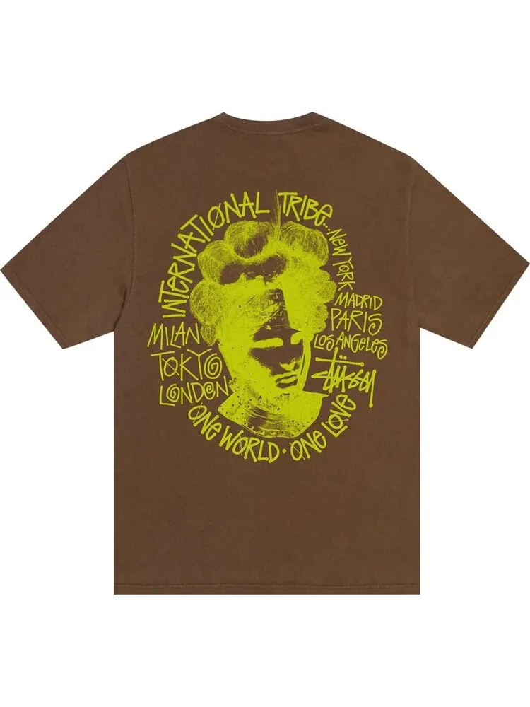 Футболка Stussy Camelot 'Brown' — изображение 2 из 2, коричневый