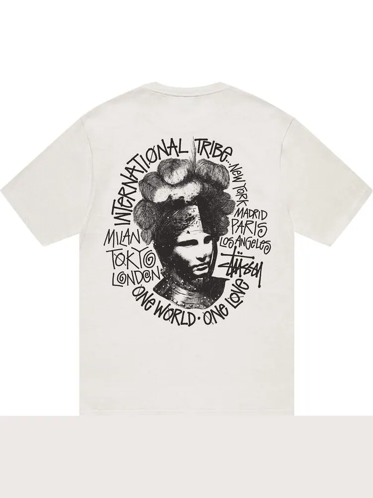 Футболка Stussy Camelot 'Natural' — изображение 2 из 2, бежевый