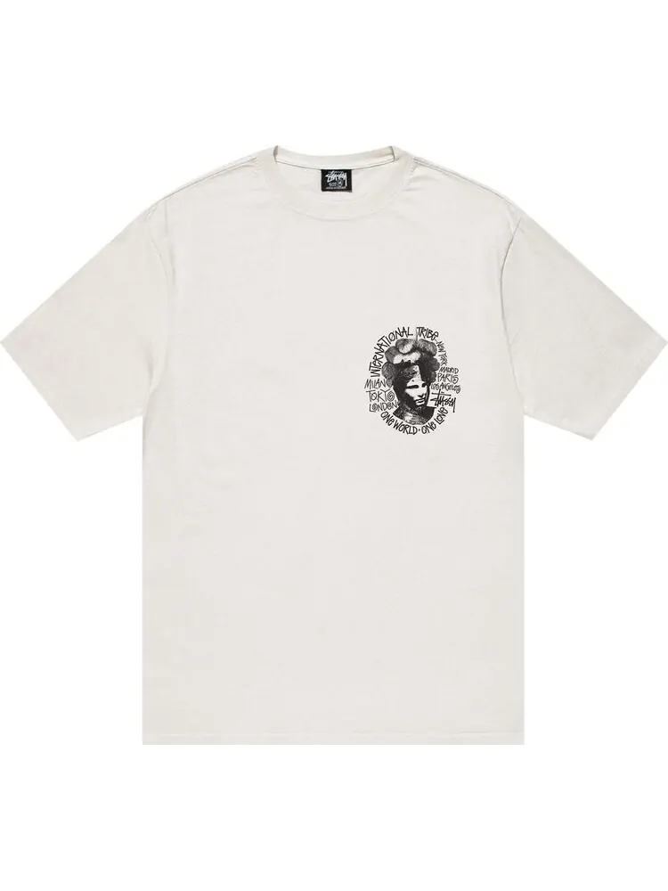 Футболка Stussy Camelot Pigment Dyed 'Natural' — изображение 1 из 2, бежевый