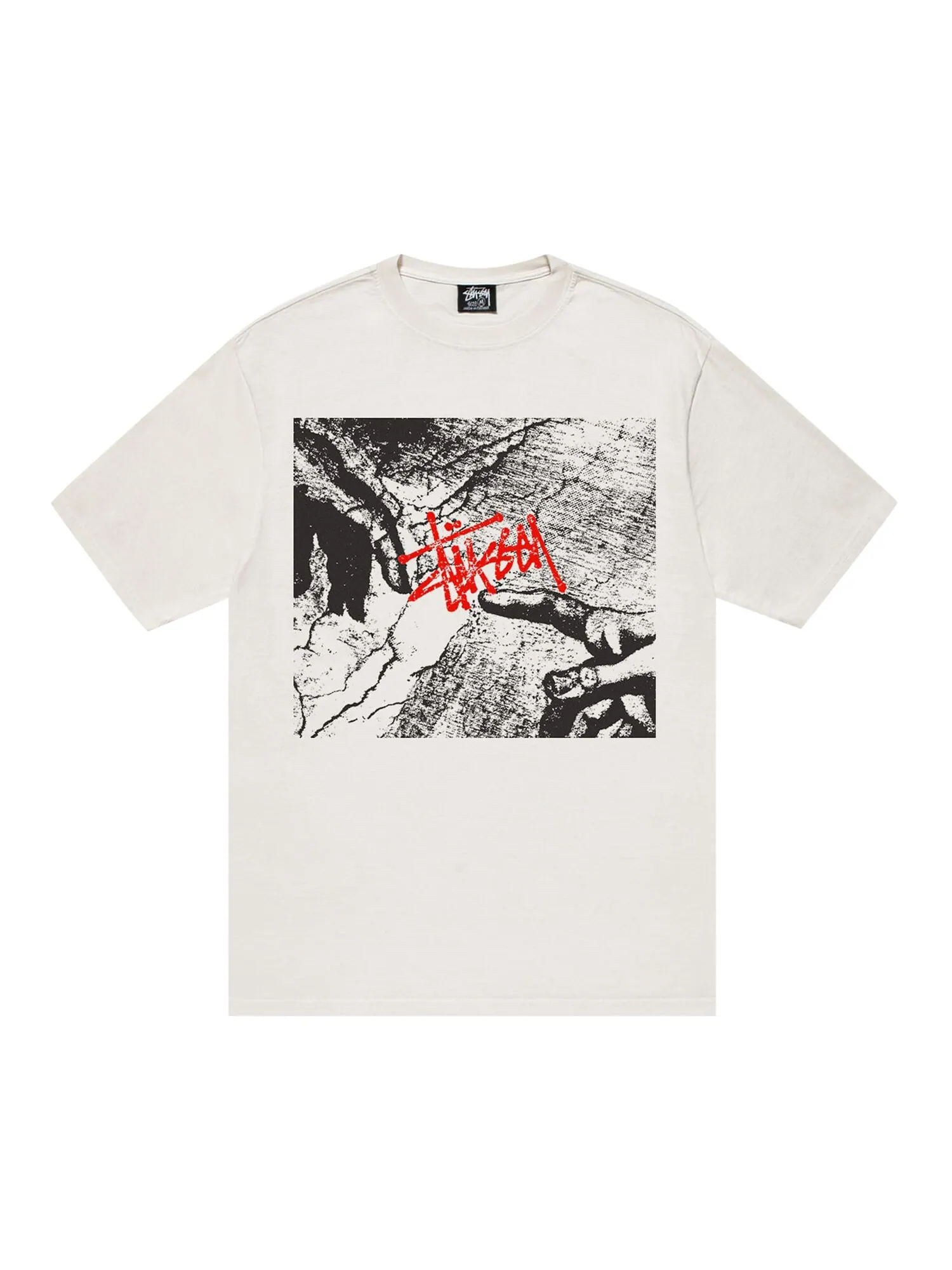 Футболка Stussy Creation, окрашенная в пигмент натуральный
