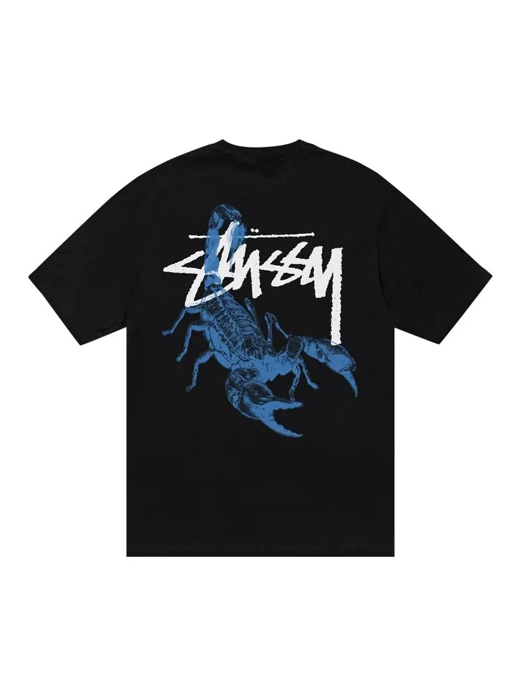 Футболка Stussy Scorpion 'Black' — изображение 2 из 2, черный
