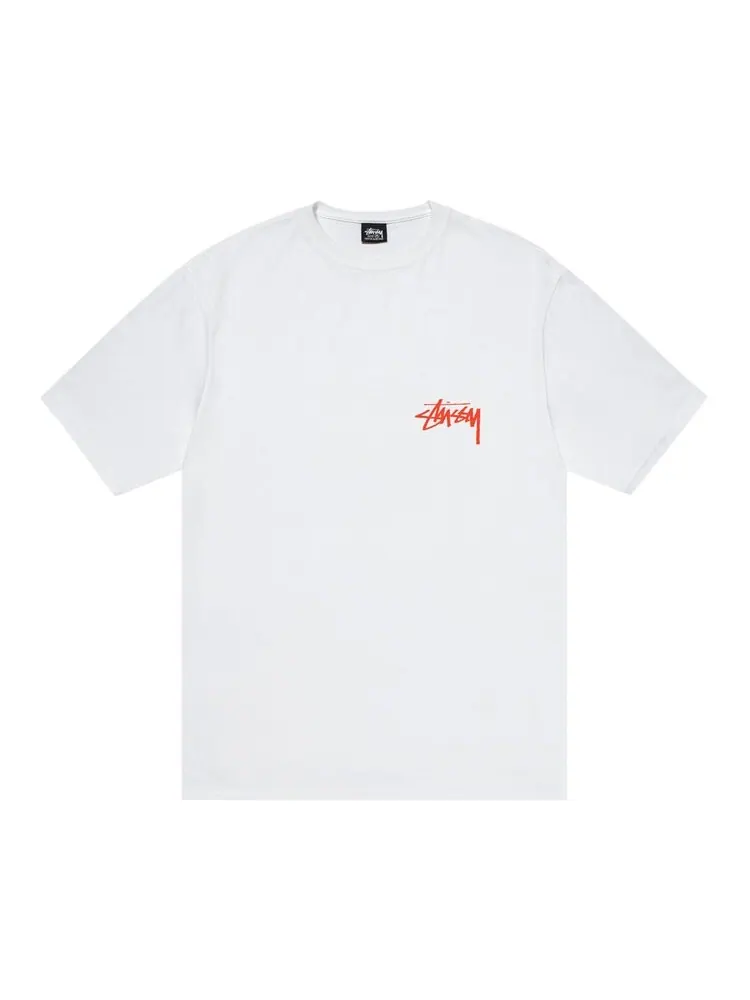 Футболка Stussy Scorpion 'White' — изображение 1 из 2, белый