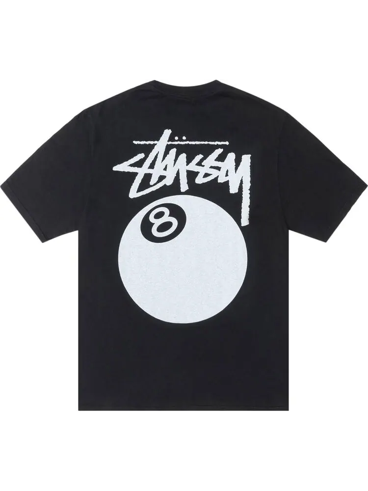Футболка Stussy 8 Ball 'Black' — изображение 2 из 2, черный