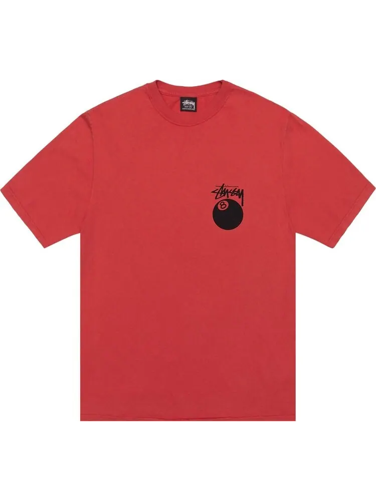 Футболка Stussy 8 Ball 'Guava' — изображение 1 из 2, красный
