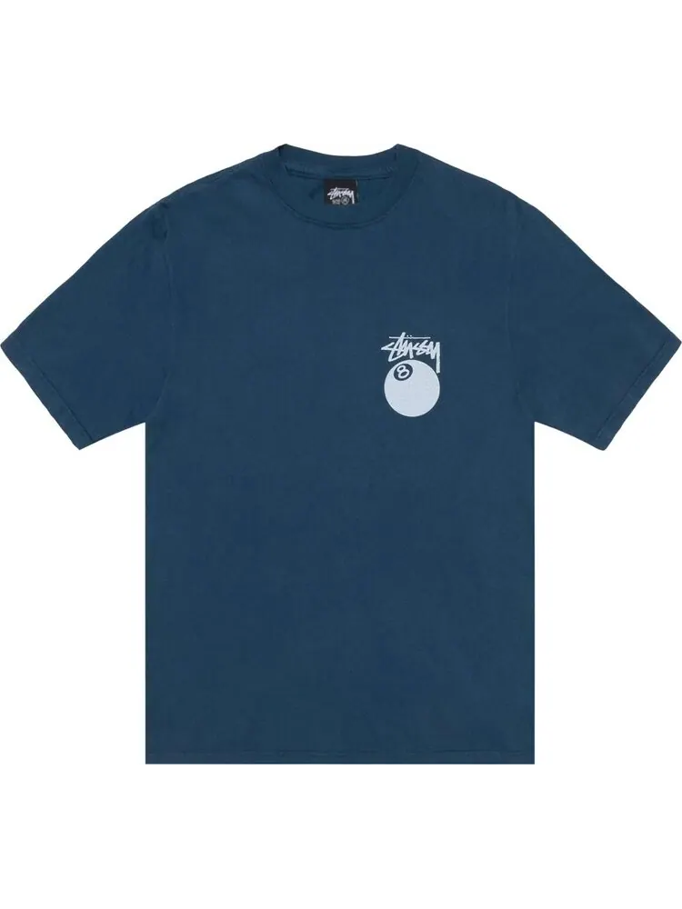 Футболка Stussy 8 Ball 'Navy' — изображение 1 из 2, синий