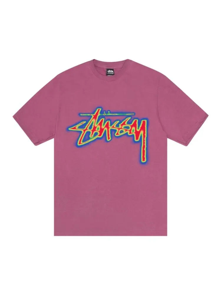 Футболка Stussy Thermal Stock Tee — изображение 1 из 2, розовый