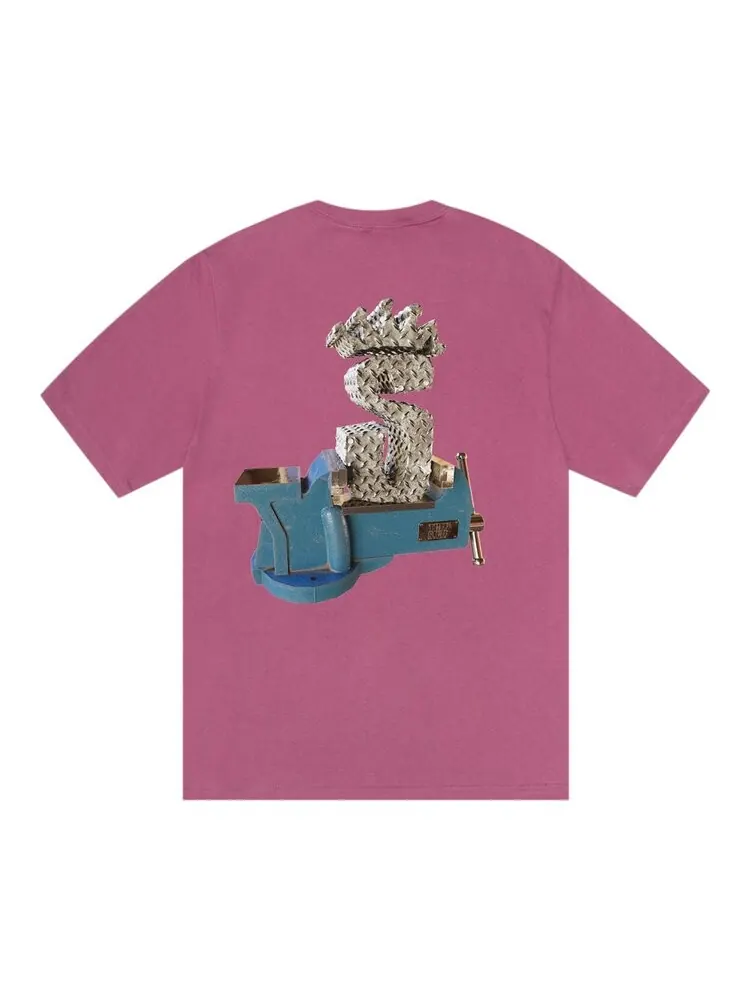 Футболка Stussy Tuff Stuff Tee — изображение 2 из 2, розовый