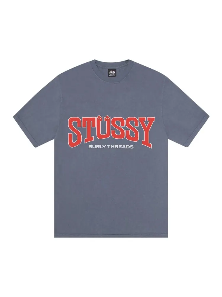 Футболка Stussy Burly Threads Tee — изображение 1 из 2, синий