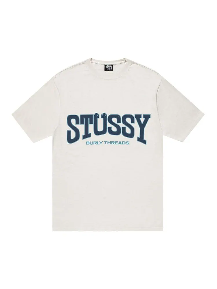 Футболка Stussy Burly Threads Pigment Dyed Tee — изображение 1 из 2, прозрачный