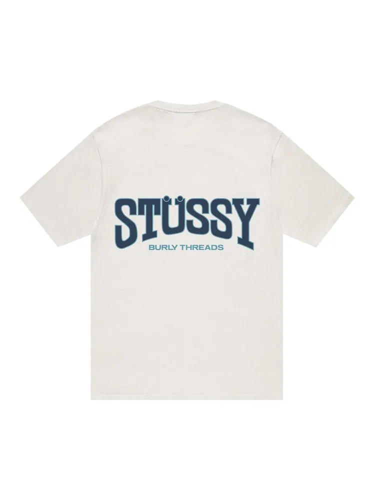Футболка Stussy Burly Threads Pigment Dyed Tee — изображение 2 из 2, прозрачный