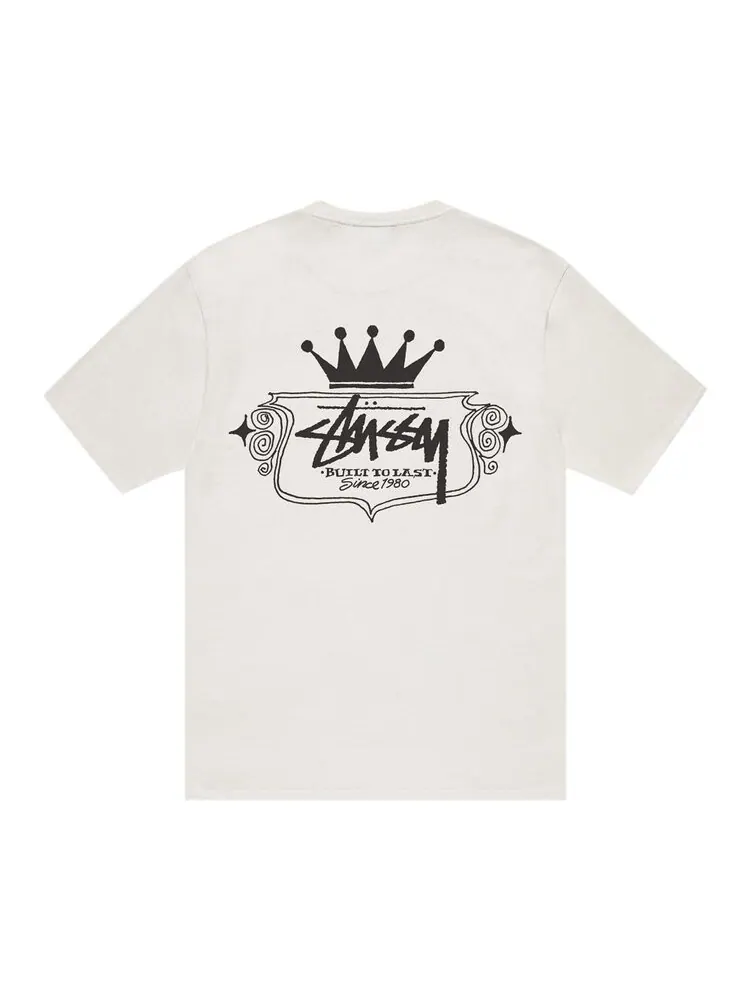 Футболка Stussy Built To Last Tee — изображение 2 из 2, бежевый