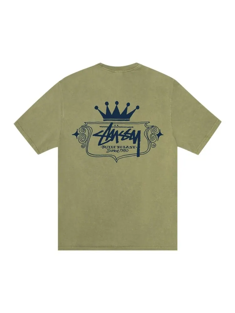 Футболка Stussy Built To Last Tee — изображение 2 из 2, зеленый
