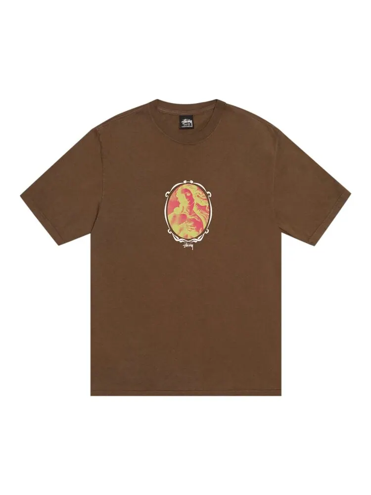 Футболка Stussy Venus Oval Tee — изображение 1 из 2, коричневый