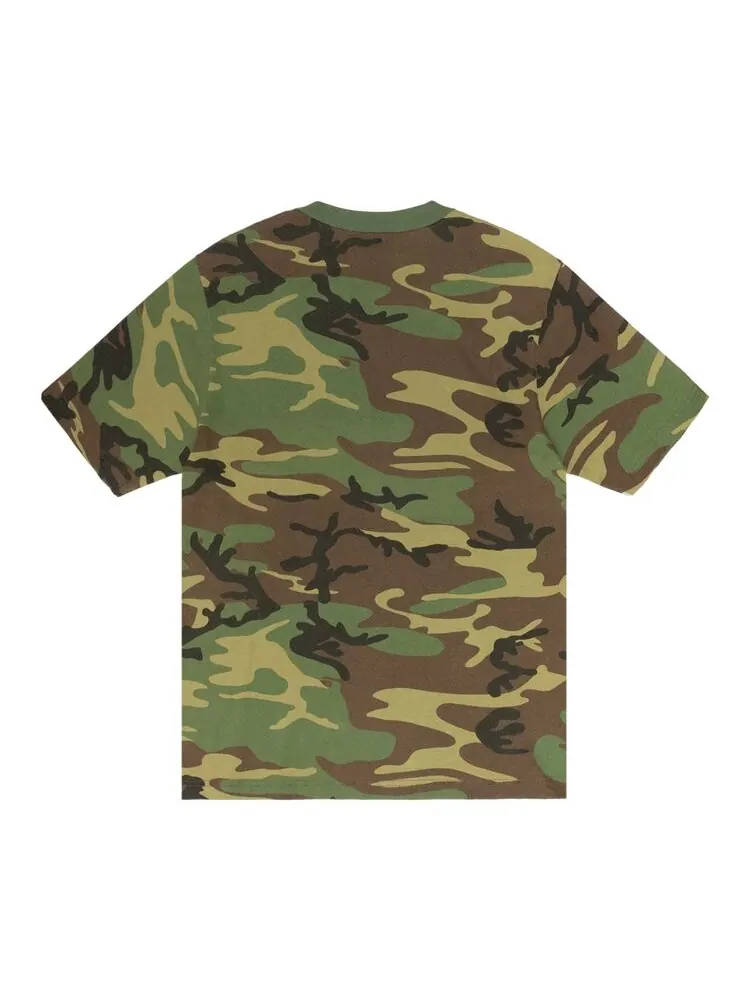 Футболка Stussy Stock Camo 'Camo/Black' — изображение 2 из 2, мульти