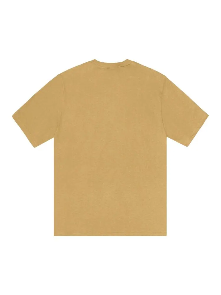 Футболка Stussy Milk Tee Curry — изображение 2 из 2, желтый