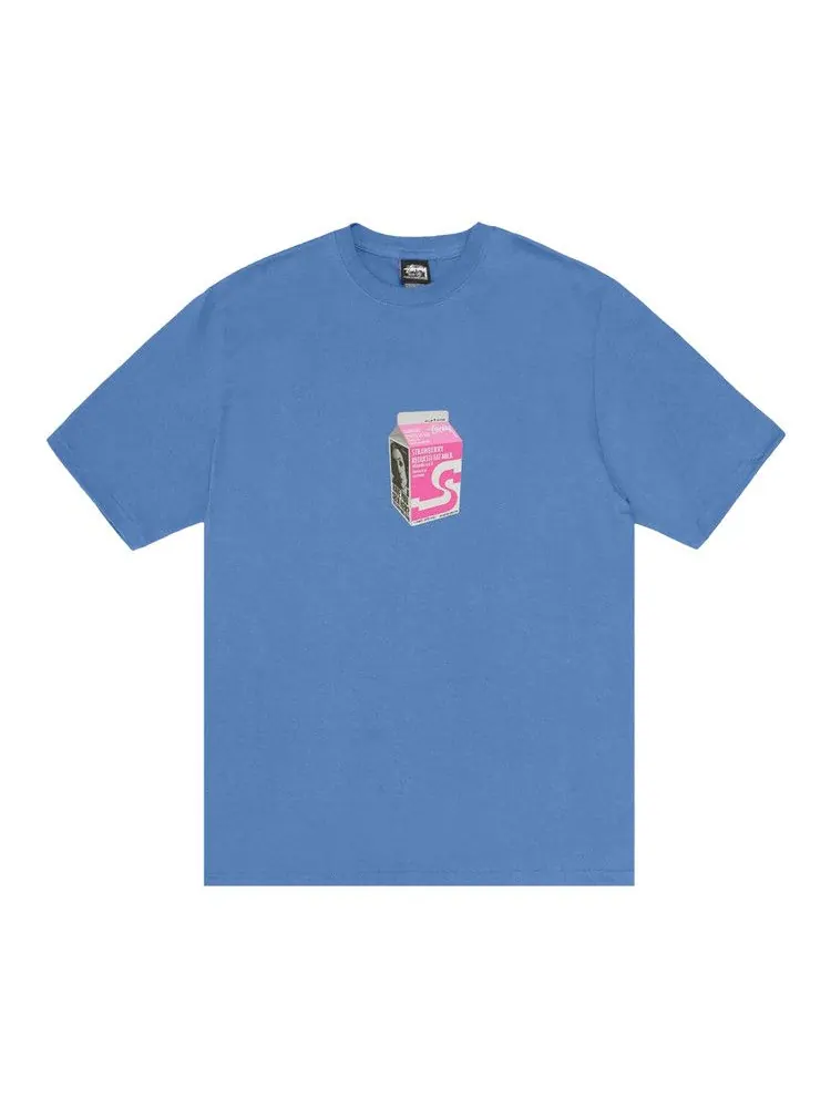 Футболка Stussy Milk Tee — изображение 1 из 2, якиманский синий