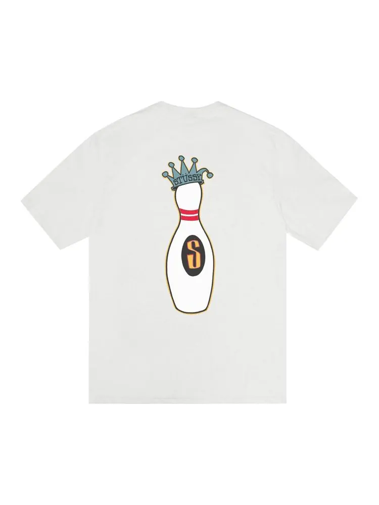 Футболка Stussy Pigment Dyed Kingpin Tee Natural — изображение 2 из 2, кремовый
