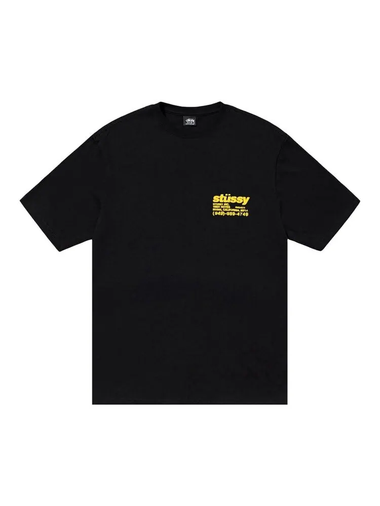 Футболка Stussy Pigment Dyed DNA Tee Black — изображение 1 из 2, черный