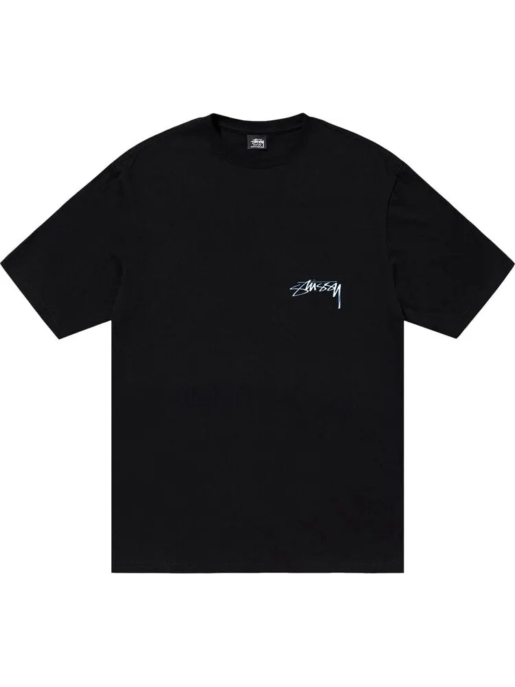 Футболка Stussy Night Lights 'Black' — изображение 1 из 2, черный