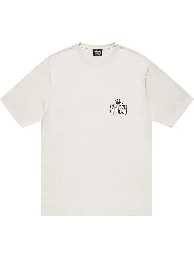 Футболка Stussy Crown International 'Natural' — изображение 1 из 2, бежевый