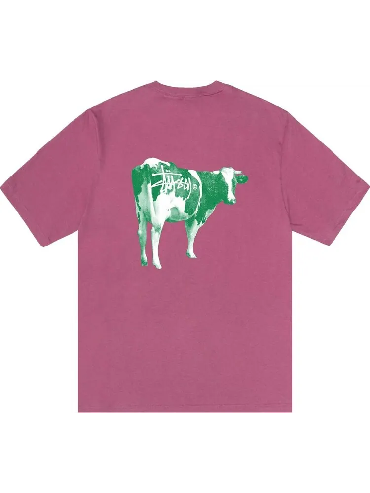 Футболка Stussy Grassfed 'Berry' — изображение 2 из 2, красный