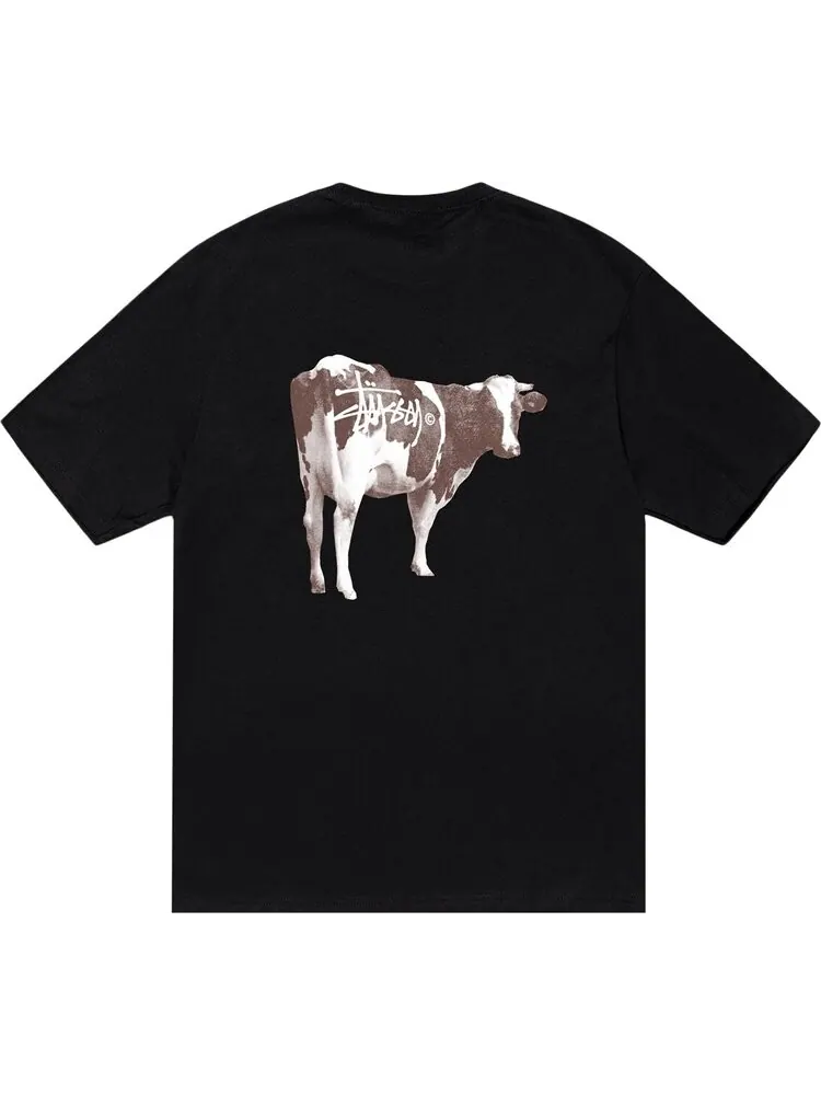 Футболка Stussy Grassfed 'Black' — изображение 2 из 2, черный