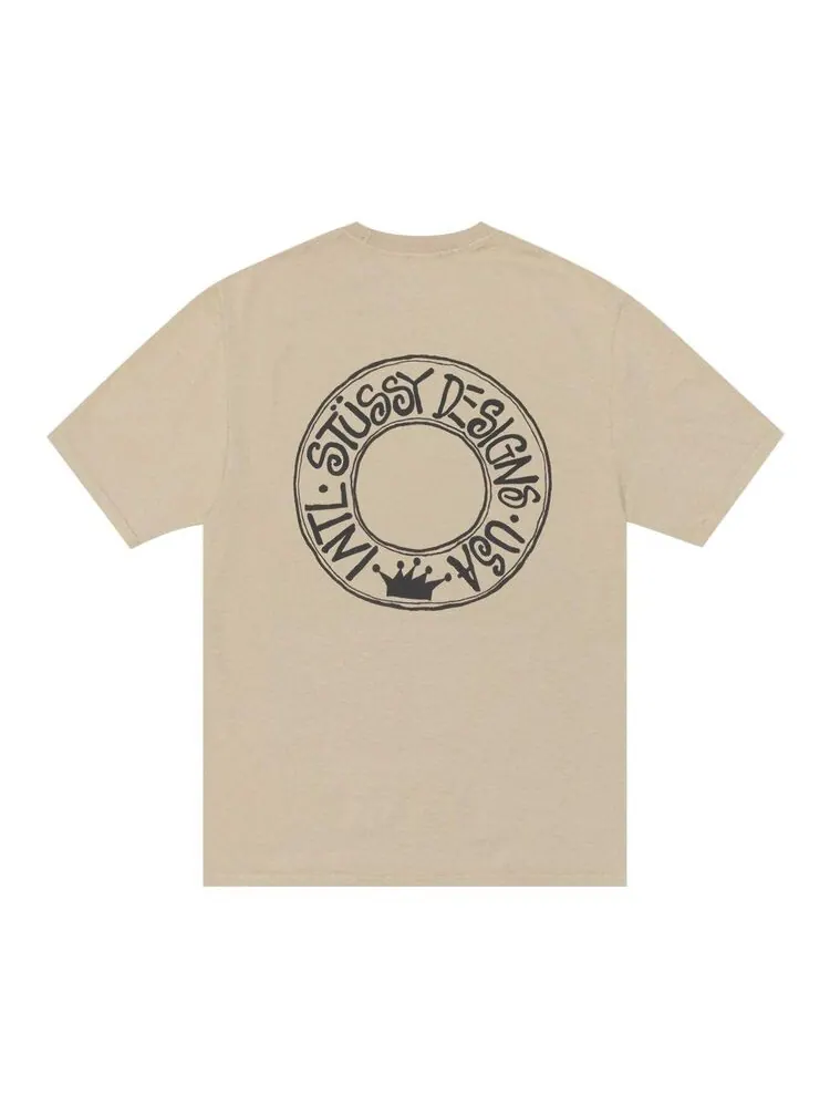 Футболка Stussy Pigment Dyed Buana Tee Khaki — изображение 2 из 2, хаки