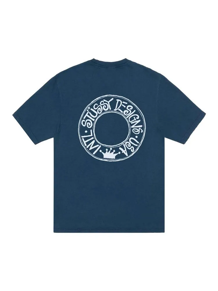 Футболка Stussy Pigment Dyed Buana Tee — изображение 2 из 2, темно-синий
