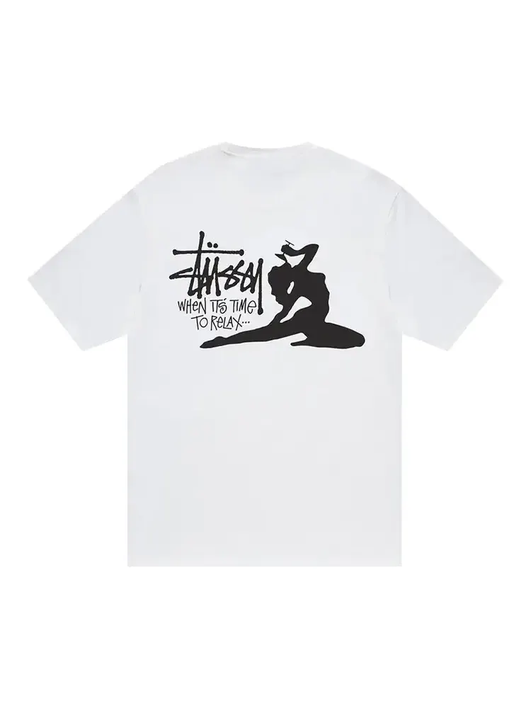 Футболка Stussy Relax Tee — изображение 2 из 2, белый