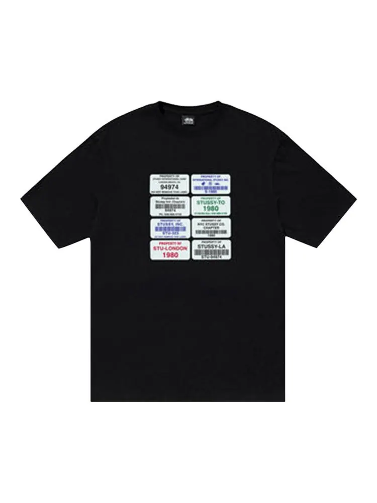 Футболка Stussy Codes Tee — изображение 1 из 2, черный
