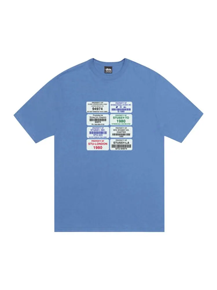 Футболка Stussy Codes Tee — изображение 1 из 2, якиманский синий