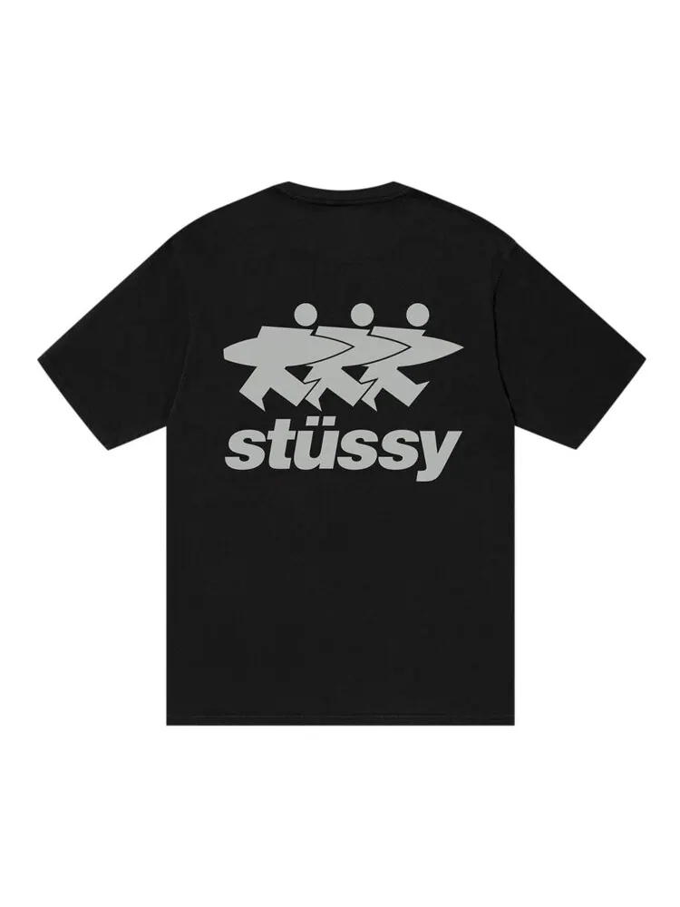Футболка Stussy Surfwalk Tee — изображение 2 из 2, черный
